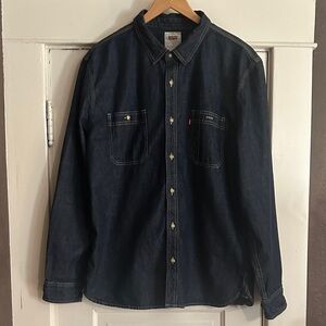 Levi's Indigo Men’s Button-Up Shirt